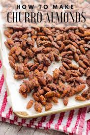 These Sweet And Spicy Churro Almonds Are The Perfect Snack To Celebrate The Holidays Roastedalmonds Ro Sweet And Spicy Roasted Almonds Recipe Healthy Snacks
