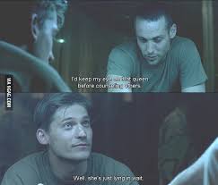 # film # alien # gladiator # charlize theron # harrison ford. Jaime Lannister In Black Hawk Down 9gag
