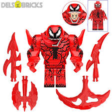 Carnage (Marvel Spider-Man) - Custom Building Blocks Mini Figures  Compatible with LEGO