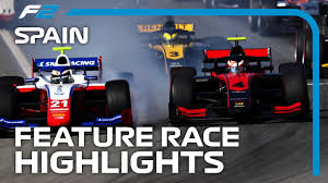 A 51 körös azeri nagydíj, az idény hatodik futama vasárnap 14 órakor rajtol. F2 Feature Race Highlights 2020 Spanish Grand Prix Youtube