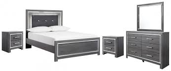 If you're short on storage and need a spot to prepare for the day, a dresser with mirror is the perfect solution. Lodanna Full Panel Bed With Mirrored Dresser And 2 Nightstands Kids Bedroom Groups Bescheinen Furniture