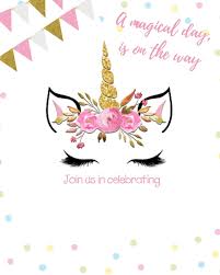 Birthday Invitation Card For My Daughter Unicorn Party Free Printables Unicorn Birthday Invitations Printable Unicorn Invitations Unicorn Party Invites