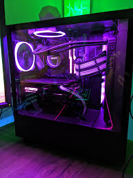 Although the nzxt h510 elite looks a tad bland when you unbox it, that all changes when you power up the case with a computer built inside. My First Pc Build In 10 Years Is Complete My Nzxt H510i However I Still Need Your Assistance See Comments Nzxt