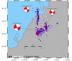 Several earthquakes rattled northern california within minutes of each other thursday afternoon, according to the united states geological survey.between walker and coleville in mono county, about. Semantics At The Salton Sea When Does A Swarm Become A Sequence Temblor Net