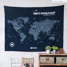 u map 世界地圖 台灣限定款 海軍藍navy blue blue wall decor fabric decor navy blue walls