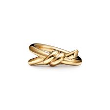 Tiffany Knot Double Row Ring In Yellow Gold Size 4 1 2 Jewelry Gold Accessories