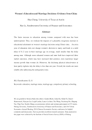 Education malaysia global services (emgs) is wholly owned by the ministry of higher education and is the official gateway to studying in malaysia as all the emgs website also provides a means for students to apply for their visa online and they can also track their student visa application status. Pdf Women S Education And Marriage Decisions Evidence From China