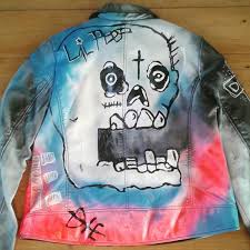 My Lil Peep Never Say Die Jacket Lilpeep Diy Rap Rip Berlin Peep Cool Gbc Kyowaii Lil Peep Hellboy Lil Peeps