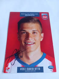 Signierte AK David Otto 1.FC Heidenheim NEU