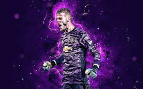Most relevant trending newest best selling. Herunterladen Hintergrundbild David De Gea 2020 Manchester United Fc Torwart Violette Uniform Spanischen Fussballer David De Gea Quintana Neon Lichter Premier League De Gea Fussball Fussball Man United Fur Desktop Kostenlos Hintergrundbilder Fur