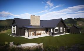 Black And White House Exterior Nz Architecture Andy Coltart Barn Style House House Exterior Architecture