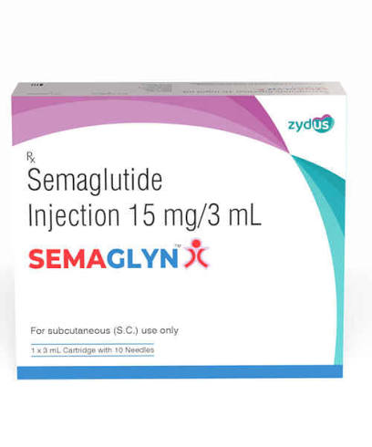 Buy semaglyn 15mg 3ml cartridge inj Online at best Price in India - Me