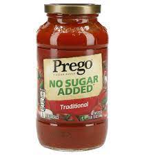 Prego No Sugar Added Pasta Sauce Traditional Italian Spaghetti Sauce 23 5 Ounce Jar Meijer