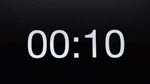 Timer Digital Seconds Running Ten Zero