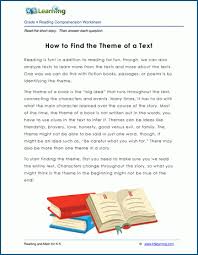 What applications of computers do you know? How To Find The Theme Of A Text Grade 4 Children S Story K5 Learning