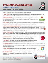 Let's check out what is cyberbullying, how it affects people, how to prevent it, and. Preventing Cyberbullying Top Ten Tips For Parents