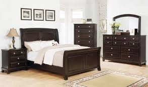 Deryn park cherry sleigh bed. Kenton Dark Cherry Bedroom Set Bedroom Furniture Sets
