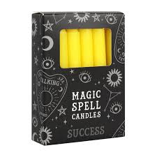 It behooves us to rethink our own personal definition of success lest we be drawn into the prevailing view of our society. Pack Of 12 Yellow Success Spell Candles Something Different Wholesale