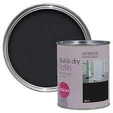 Our products were uniquely formulated without the harsh chemicals found in conventional paints that often cause cracks, withers, and worse. Colours Black Satin Metal Wood Paint 0 75l Diy At B Q