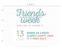 Hoy Comienza La Friends Week Como Funciona Cada Dia Durante Esta Semana Podras Disfrutar De Una Promocion O Regalo Junto A Tu Mejor Amig Math Math Equations
