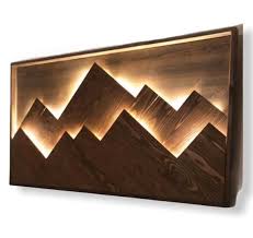 Collection by dezignzilla (tanya rackerby) • last updated 9 weeks ago. Mountain Wall Art Light Up Etsy Wandbild Holz Wandgestaltung Wohnzimmer Holz Lichtkunst