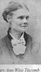 Mary Ann Wise Titcomb (1824-1887)