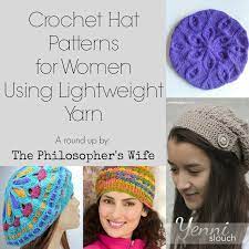 Crochet Hat Patterns For Women Using Lightweight Yarn Crochet Hats Chunky Yarn Crochet Pattern Chunky Yarn Crochet