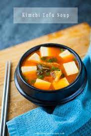 Kimchi Tofu Soup Sundubu Jjigae Oh My Food Recipes Recipe Tofu Soup Recipes Food