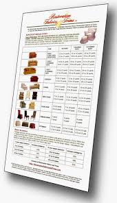 Upholstery Yardage Chart Pdf Www Bedowntowndaytona Com