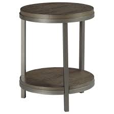 Hammary sunset valley table set in rich mahogany 29232. Table Trends Baja Ii Round End Table With Shelf Sprintz Furniture End Tables