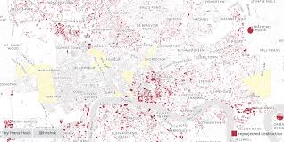 80 data visualization examples using location data and maps