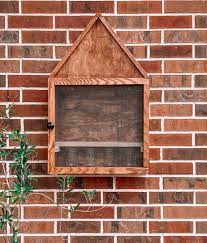 Use a 3/8″ drill bit, drill the 3/8″ holes 3″ apart, next use a jigsaw to cut out the slots. Butterfly House Plans Butterfly Habitat Pdf Construction Plan Woodworking Carpentry Kits How To Efp Osteology Org