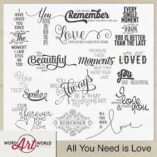 Digital And Printable Overlay Word Set Art Instant Download Etsy Digital Word Art Word Art Digital Word
