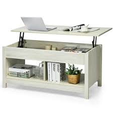 Lift top coffee tables also have hidden bottom storage for books, a blanket, and or magazines. Lift Up Coffee Table Target
