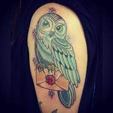 Bloodyhellhptattoos Harry Potter Tattoos Tattoos Hedwig Tattoo