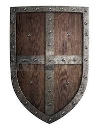 Wooden Shield Crusader Medieval Wooden Shield Isolated Stock Photo Wooden Shield Shield Wooden