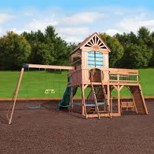 Backyard Discovery Caribbean All Cedar Swing Set 1606029com The Home Depot In 2020 Wooden Swing Set Swing Set Cedar Swing Sets