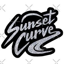 Julie and the phantoms is now this is a julie and the phantoms bts video of sunset curve (charlie gillespie, owen joyner, and. Sunset Curve Band Logo In Glitter Band Logos Logos Sunset