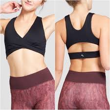 Joylab For Target Comfort V Neck Wrap Sports Bra