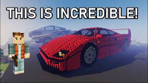 Building the ferrari 488 gte af corse #51 was a roller coaster of emotions. Adding A Ferrari F40 To The Garage Minecraft Ep 17 Youtube