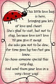 See more ideas about valentines, love bugs, valentine crafts. Love Bug Poem Google Search Ladybug Quotes Love Bugs Ladybug Art