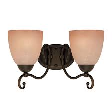 Westinghouse 2 Light Oil Rubbed Bronze Interior Wall Fixture With Aged Alabaster Glass 6933600 The Home Depot