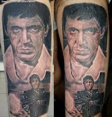 Maybe you would like to learn more about one of these? Tattoo Of Al Pacino Scarface Movies