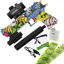 Can use as a soft bullet gun or a crystal bullet shooter, meets your different needs. Gelsoft Water Gel Ball Crystal Blaster Gun Automatic Rapid Fire Usb Eagle Pistol Yellow Buy Online In Malaysia At Desertcart Com My Productid 114620678