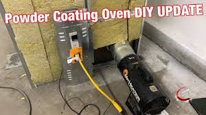 New oven out of a freezer. How To Build A Large Powder Coating Oven Diy Update Youtube