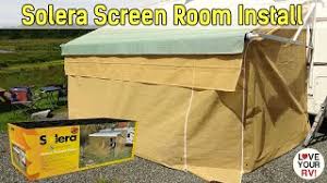 Check spelling or type a new query. Lci Solera Rv Awning Screen Room Installation Youtube