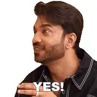 Yes Vicky Jain Sticker