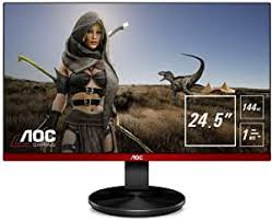 Buy aoc 144hz monitors and get the best deals at the lowest prices on ebay! Amazon Com Aoc G2590fx 25 Framless Gaming Monitor Fhd 1920x1080 1ms 144hz G Sync Compatible Adaptivesync 96 Srgb Displayport Hdmi Vga Vesa 25 Inch Black Red Computers Accessories