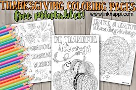 Click on your favorite thankgiving themed coloring page to print or save for later. Thanksgiving Coloring Pages For Fun Or Decor Inkhappi