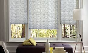 The sophisticated curtains feature a white base and a bold gray trim that creates a striking. The Best Window Treatments For Bay Windows